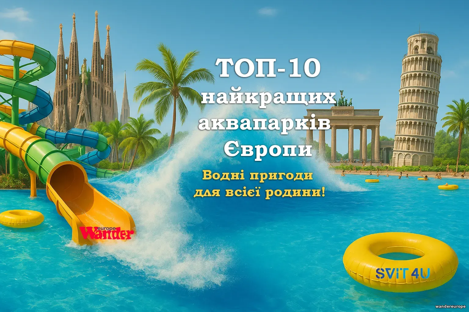 ТОП-10 найкращих аквапарків Європи: відкрий водну феєрію для всієї родини!
